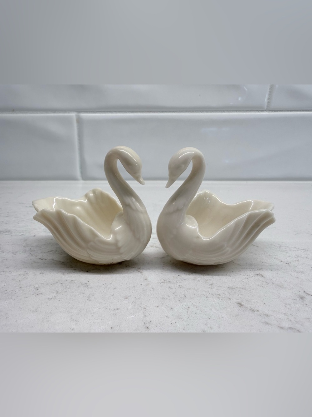 2 small vintage Lenox trinket dishes